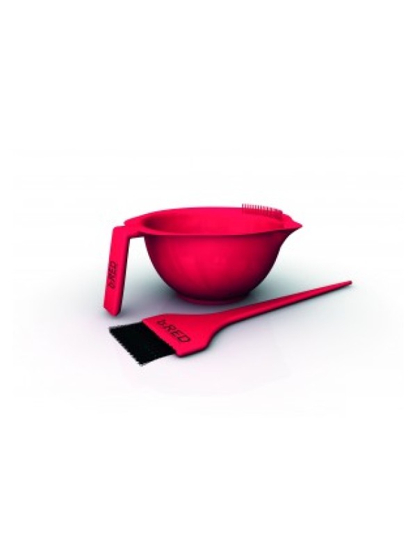 b:RED color mixing bowl