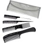 Kit of combs Olivia Garden Carbon+Ion POUCH ST