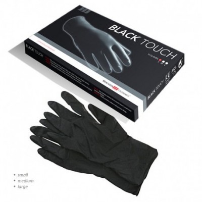 BLACK TOUCH latex gloves, 10 pcs  BLACK TOUCH latex gloves, 10 pcs