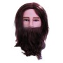 Male mannequin training head with beard.